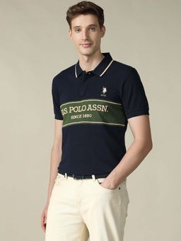 U.S. POLO ASSN. - Men's Embroidered Regular Fit Polo T-Shirt