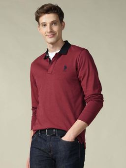 U.S. POLO ASSN. - Men's Solid Regular Fit Polo T-Shirt