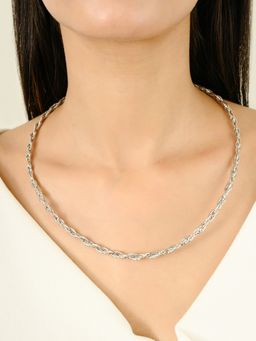 METALM - 925 Silver Twisted Chain