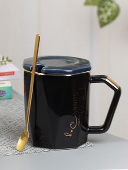 Voncasa - Coffee Mug with Lid (320 Ml)