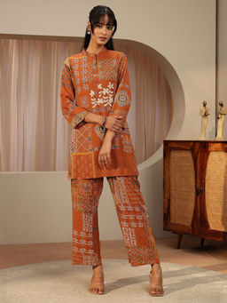 Libas - Women Printed Rayon Co-Ord Set