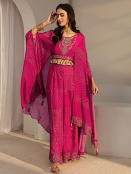 Libas Art - Women Embellished/Sequined Chinon Co-Ord Set