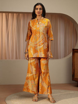 Libas - Women Printed Silk Blend Co-Ord Set