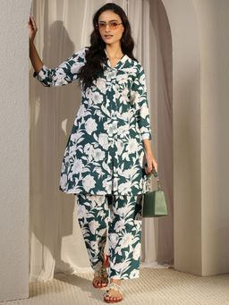 Gerua By Libas - Women Printed Cotton Blend Co-Ord Set