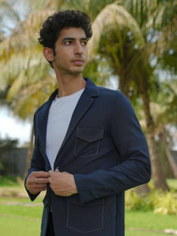 HILO DESIGN - Panelpiay - Urban Panel-Play Blazer With Trouser