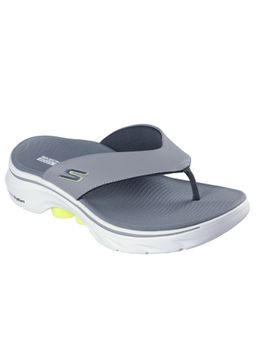 SKECHERS - Grey Synthetic Casual Men Sandals