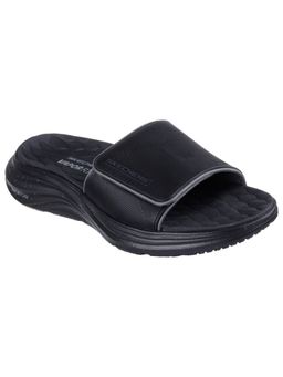 SKECHERS - Black Textile Casual Men Sliders