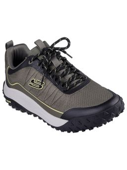 SKECHERS - Olive Textile Sports Men Trekking Shoes