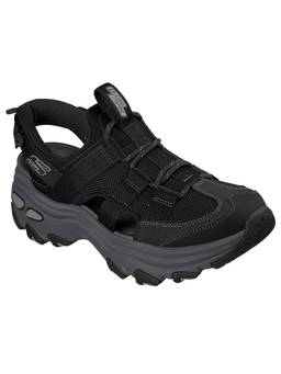 SKECHERS - Black Textile Casual Men Sandals