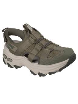 SKECHERS - Olive Textile Casual Men Sandals