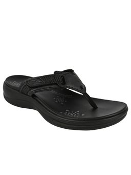 SKECHERS - Black Textile Casual Women Flipflops