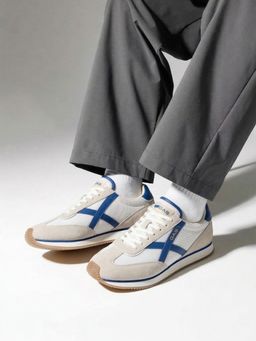 GAS - Blue Leather Casual Men Sneakers