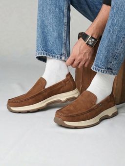 GAS - Tan Leather Casual Men Loafers