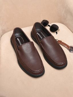 GAS - Brown Leather Casual Men Loafers