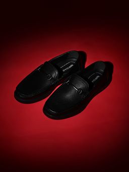 GAS - Black Leather Casual Men Loafers