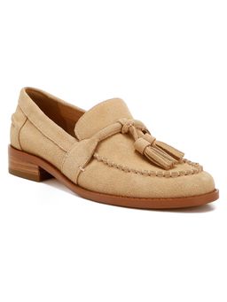 Rag & Co - Beige Suede Casual Women Moccasins