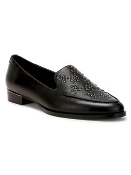 Rag & Co - Black Leather Casual Women Loafers