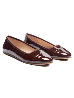 London Rag - Brown PU Casual Women Ballerinas