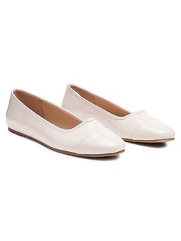 London Rag - Beige PU Casual Women Ballerinas