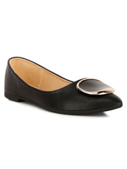 London Rag - Black PU Casual Women Ballerinas