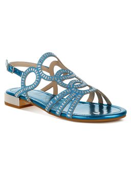London Rag - Blue Fabric Casual Women Heels