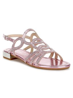 London Rag - Pink Fabric Casual Women Heels