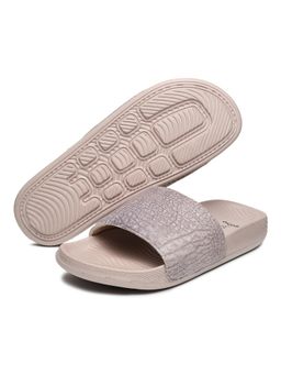 Yoho - Pink Fabric Casual Women Sliders