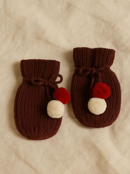 THE BABY TRUNK - Infants Kids Nuts Christmas Knitted Mittens