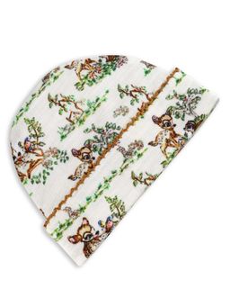 THE BABY TRUNK - Infant Kids Bambi Print Cotton Beanie Cap (0-3 Months)