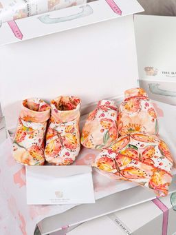 THE BABY TRUNK - New Born Essential Pure Cotton Baby Apparel Gift Box (Set of 3) (0-3 Months)