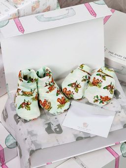 THE BABY TRUNK - Infant Essential Squirrel Bib Gift Set Box (Set of 2) (0-3 Months)