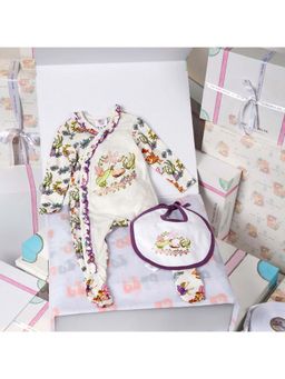 THE BABY TRUNK - New Born Pure Cotton Garden Fairy Baby Apparel Gift Box (Set of 2)