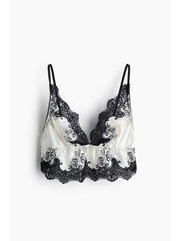 H&M - Women White Soft Satin Bra