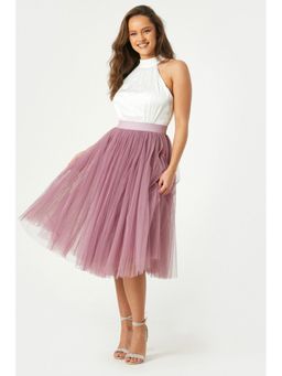 Little Mistress - Natalia Blush Halterneck Prom Dress