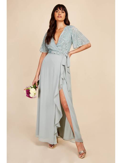 little mistress grey embellished maxi dress Buy Jodie Bridesmaid Waterlily Wrap (S) Online ModelID: 113