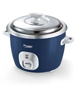 Prestige - Cute 1.8-2 Ss 700W Electric Rice Cooker-1.8 L Open Type-Steel Cooking Pan 2U Blue