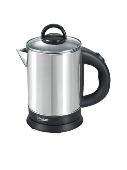 Prestige - Pkgss 1.7 Stainless Steel 1350W Electric Kettle Single Touch Lid Locking Silver