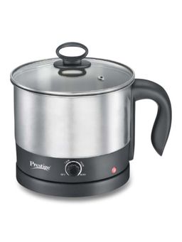 Prestige - Pmc 1.0 Plus 600W Multi Cooker 1L Silver and Black Steel Body 360 Degree Swivel Base