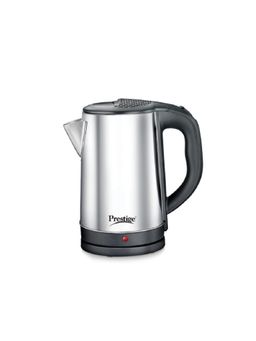 Prestige - Pklss 1.7L 1350W Electric Kettle Concealed Heating Automatic Shut-Off Silver & Black