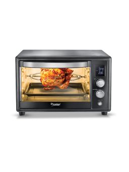 Prestige - Digi-Otg 1500W Oven Toaster Griller 28L Rotisserie & Convection 9 Preset Menus Black