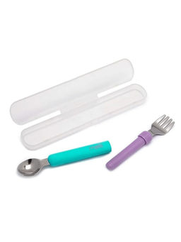 Melii - Spork On The Go with Case Multi-Color