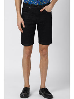 Peter England - Men Black Shorts