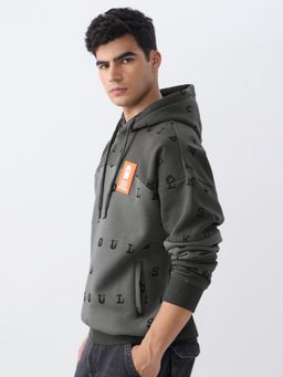 The Souled Store - Men Grey Oversized Hoodie