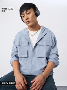 The Souled Store - Cloudy Blue Men Hoodie