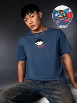 The Souled Store - Superman: Super Chibi Men Blue T-Shirt