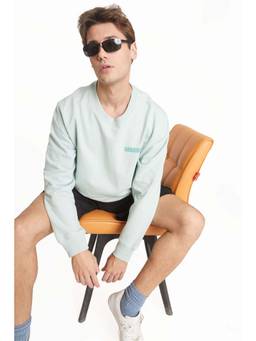 Bonkers Corner - Light Blue Solid Signature Sweatshirt