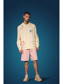 Bonkers Corner - Beige Mickey Woodland Wanderers Sweatshirt
