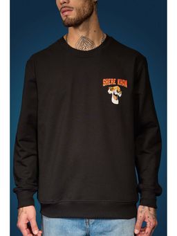 Bonkers Corner - Black Disney Shere Oversized Sweatshirt