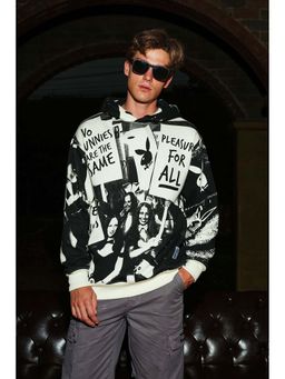 Bonkers Corner - Multi-Color Playboy Printed Hoodie