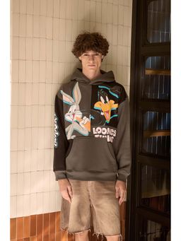 Bonkers Corner - Grey Best Duo Panel Hoodie